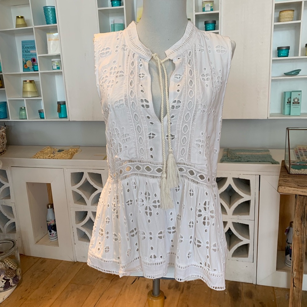 Dylan Boho tunic sleeveless top